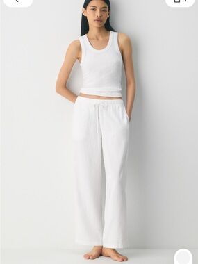Aritzia Wilfred free linen pants